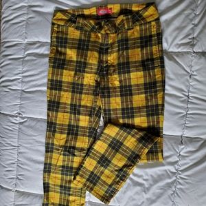 Dickies Tartan Yellow Pant (7/28)